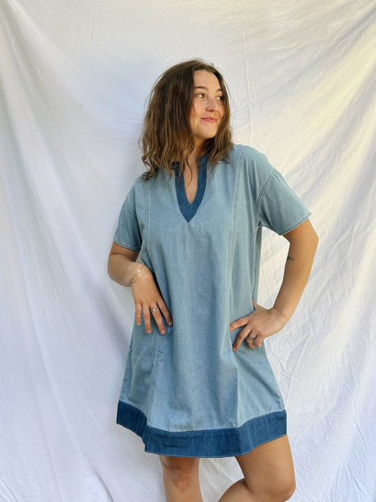 Stagecoach Denim Mini Dress