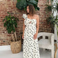Rome One Shoulder Polka Dot Dress