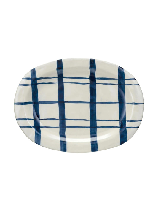 Hand-Painted Stoneware Platter (PICK UP ONLY)