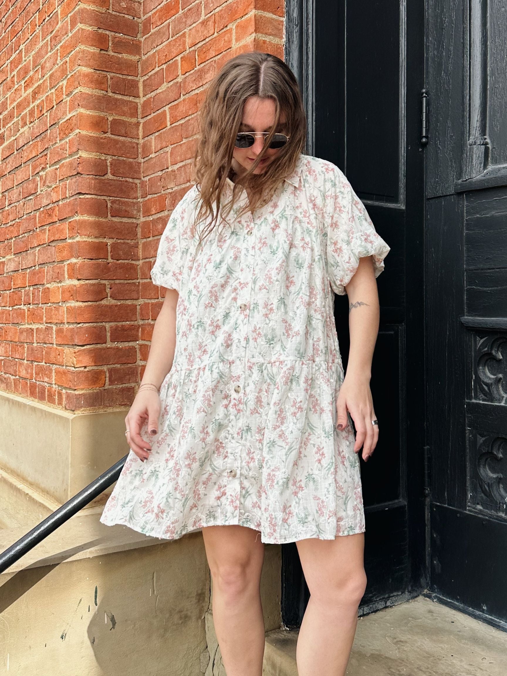 Camellia Floral Mini Dress The Native One Camellia Floral Mini Dress The Native One