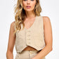 Adrianna Twill Vest