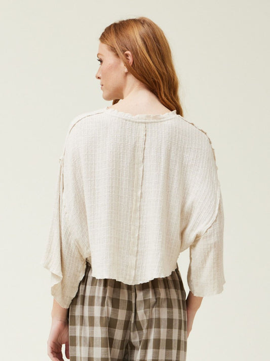 Ecru Loose Top