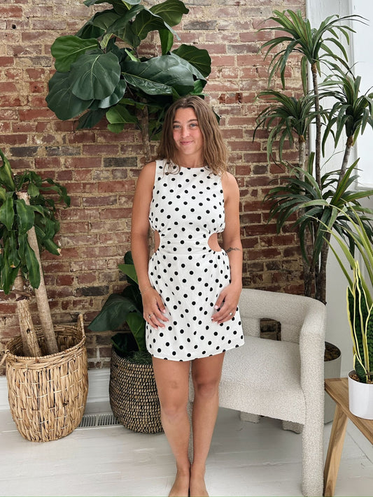 Jackie Polka Dot Dress