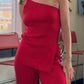 Red Hot Twisted Tank Top