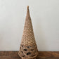 Woven Wicker Cone Tree w/ Wood Bead (Pick Up Only)