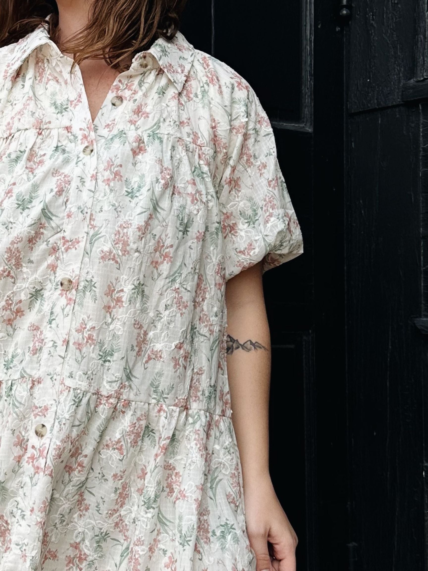 Camellia Floral Mini Dress The Native One Camellia Floral Mini Dress The Native One