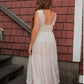Cotton Stripe Maxi Dress