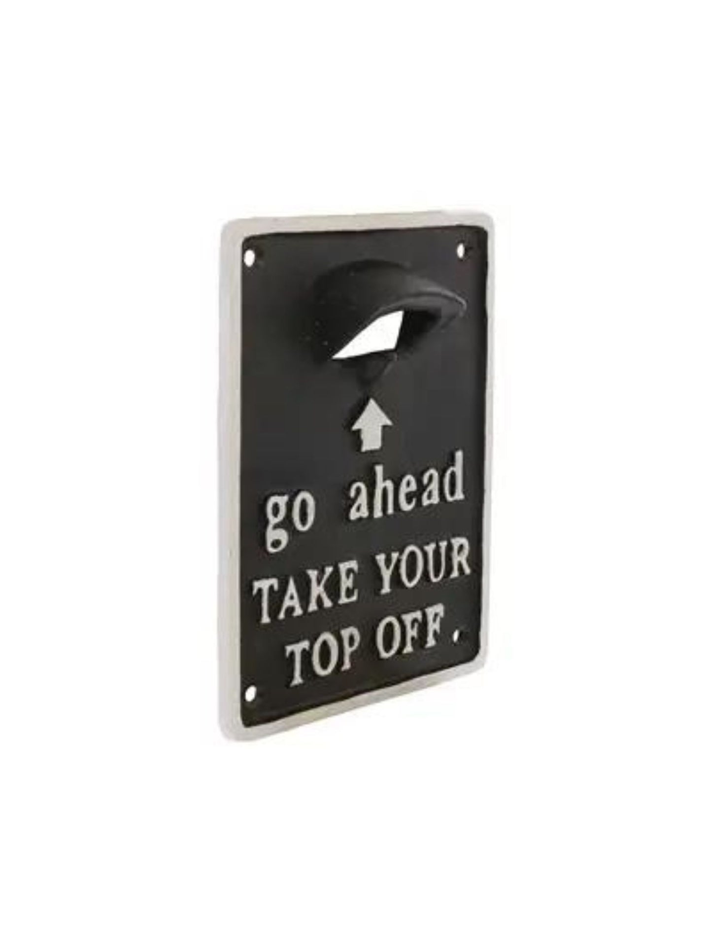 Take Your Top Off Bottle Opener