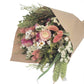 Pink Strawflower Love Floral Bouquet - Pick Up Only