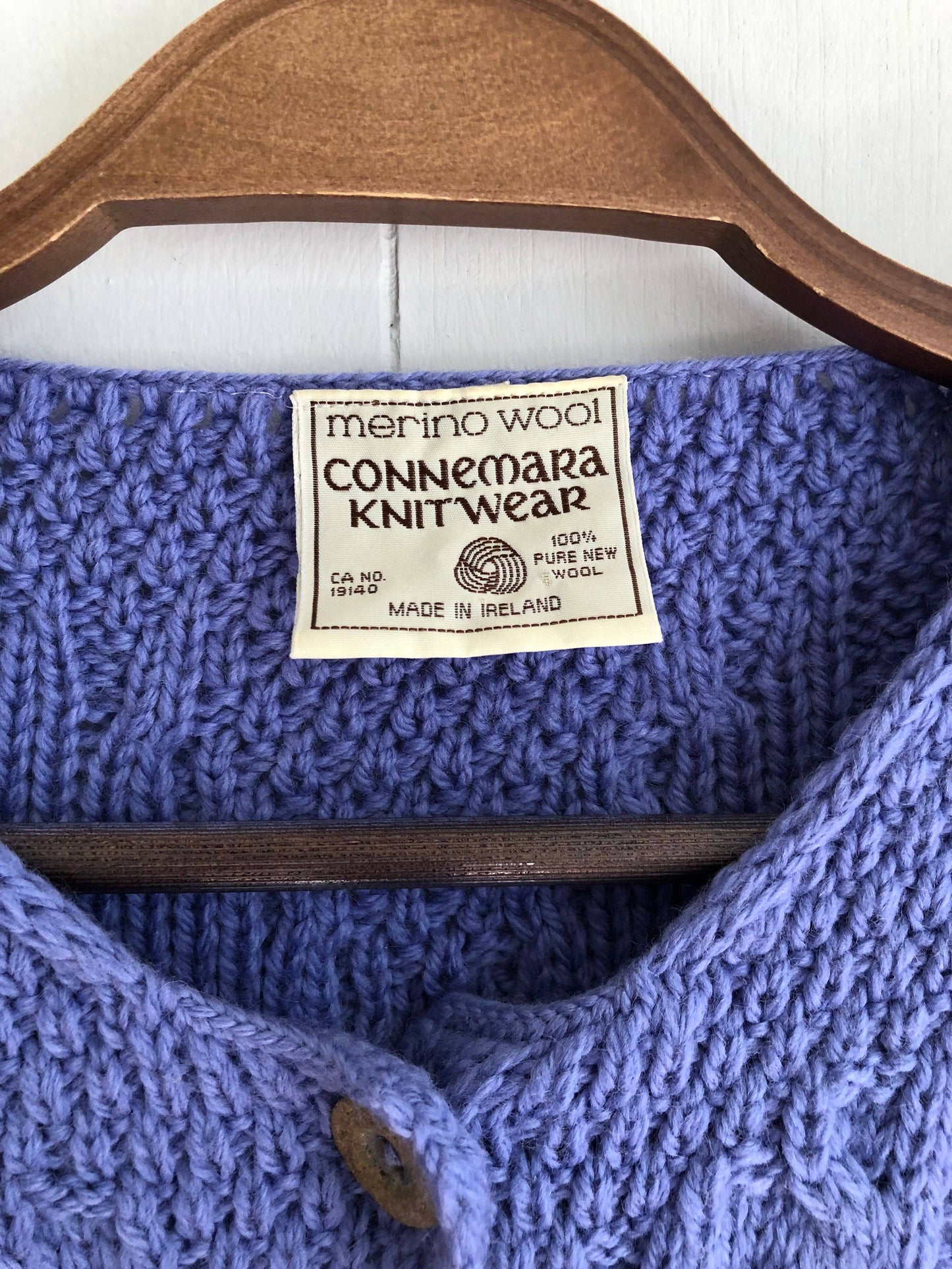Ireland Hand Knitted Merino Cardigan