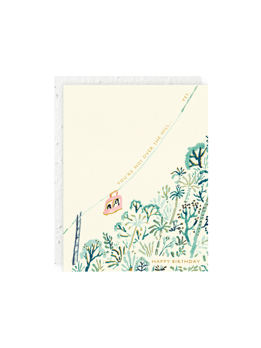 Over the Hill Card