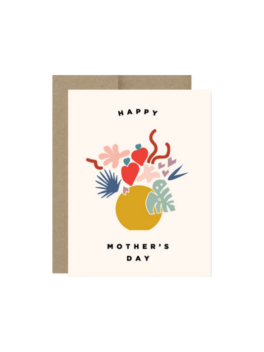 Vase Mothers Day Card