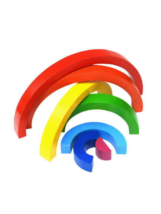 Fair Trade and Handmade Stacking Rainbow