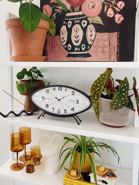 Metal Mantel Clock