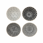 Black Patterned Bowl Set of 4