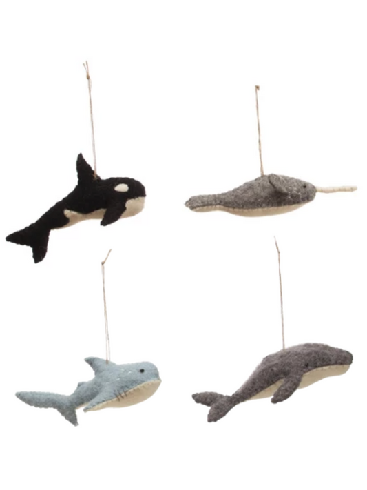 Wool Felt Sea Life Ornament