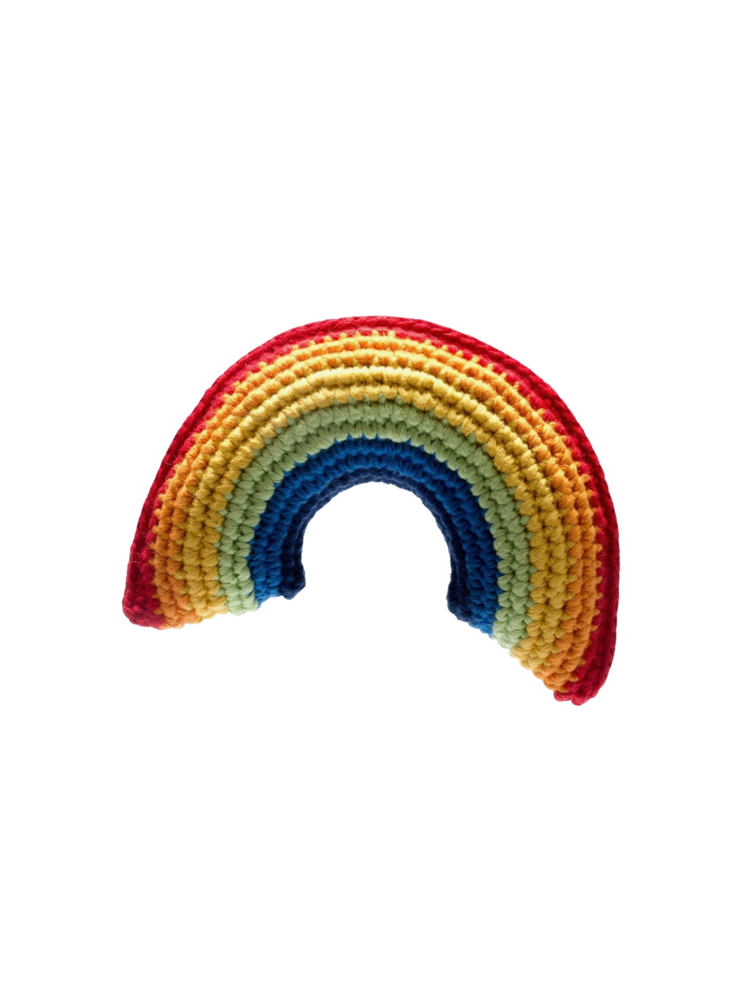 Crochet Bright Rainbow Plush Baby Toy
