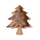 Wood Christmas Tree Shaped Bowl