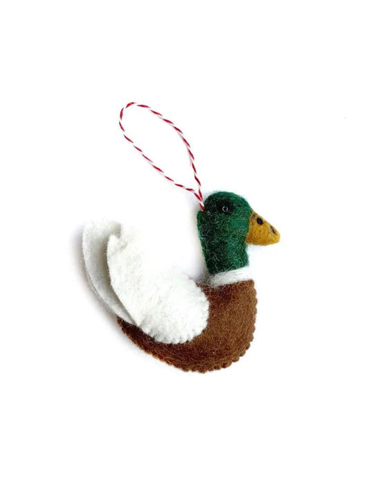 Mallard Felt Wool Ornament