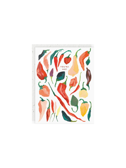 Hot Peppers Card