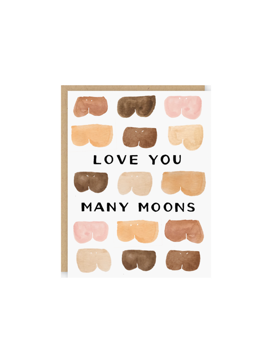 Love You Many Moons Card