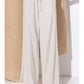 Oatmeal Linen Drawstring Pants