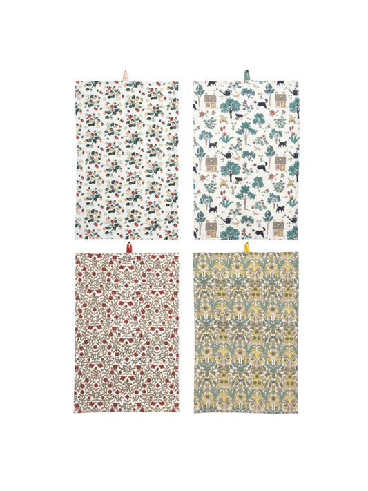 Cotton Printed Tea Towels