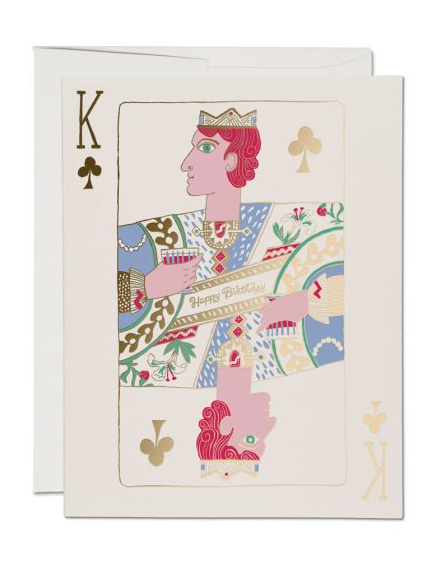 King Happy Birthday Card