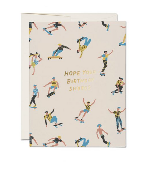 Shreds Birthday Card